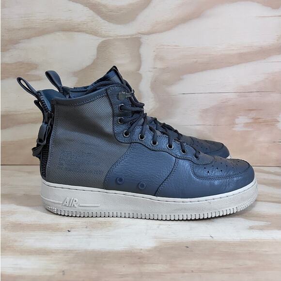 Nike - SF Air Force 1 Mid - Sneakers - Dark Gray - Men's - 10.5 - 917753-004 - Picture 1 of 9